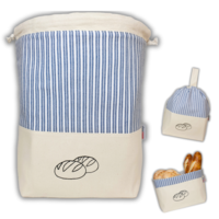 Broodzak katoen Blue 3-in-1