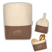 Broodzak katoen Brown 3-in-1