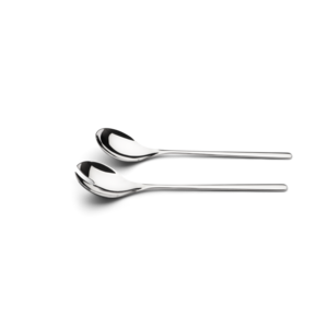 Couvert à salade classique en inox  24cm