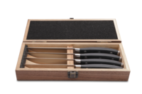 Couteau à steak 24cm - set 4pcs. dans une boîte en bois