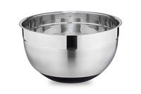 Bol cul de poule Ø24cm inox - fond antidérapant