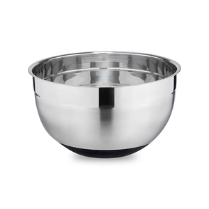Bol cul de poule Ø24cm inox - fond antidérapant