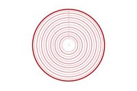 Tapis de cuisson silicone ronde Ø32cm
