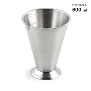 Maatbeker inox 600ml