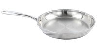 Braadpan inox 3-laags Ø28cm
