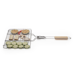 BBQ mand met greep 33x23cm