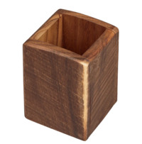 Box à couvert acacia 11x11x15cm