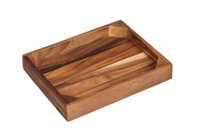 Dienblad acacia 33x25.4x5cm