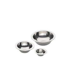 Bowls mini inox - set 3st (5,5cm 15ml - 9cm 70ml - 11,5cm 200ml)