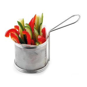 Serveermandje BBQ inox rond