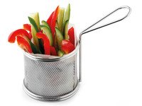Serveermandje BBQ inox rond