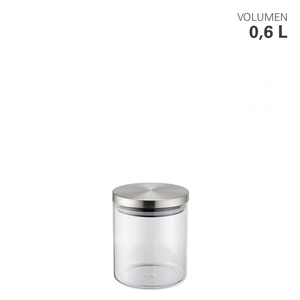 Bewaardoos hermetisch glas 600ml