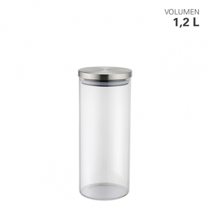 Bewaardoos hermetisch glas 1200ml