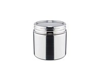 Bewaardoos rond inox m/deksel 700ml