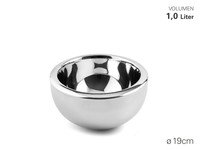 Serveerschaal dubbelwandig Ø19cm