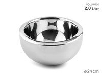 Serveerschaal dubbelwandig Ø24cm