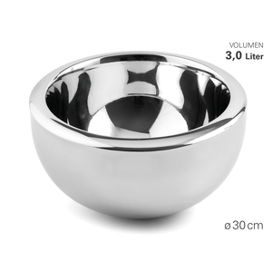 Serveerschaal dubbelwandig Ø30cm