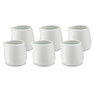 Crémier porcelaine 50ml set 6pcs