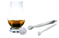 Whiskeyset (2 glazen + 2 ijsblokjes + ijstang)
