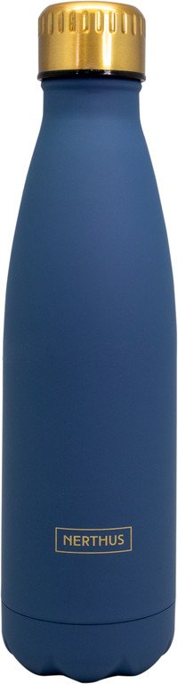 Drinkfles vacuüm 500ml navy gold
