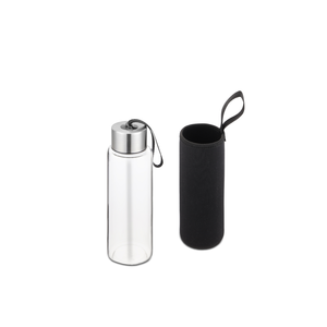 Gourde verre borosilicate - neoprene noire 750ml