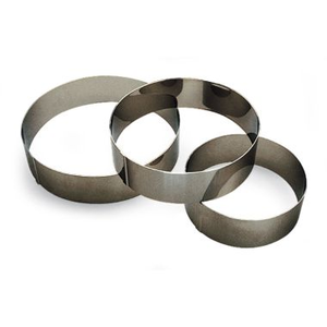 Cercle à dresser inox Ø5cm h5cm