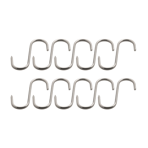 Set de 10 crochets de boucherie 18cm - set 10st.