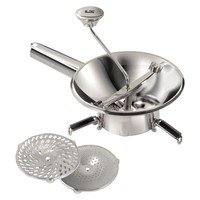 Passe-vite inox Ø20cm + 3 grilles Ø1,5-2-4mm