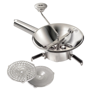 Passe-vite inox Ø20cm + 3 grilles Ø1,5-2-4mm