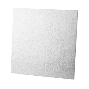 Sous-tarte carré couleur argent 26x26x0.3cm