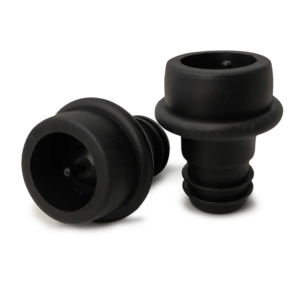Bouchon de vin avec bec verseur silicone lot de 2 - Dernières pcs