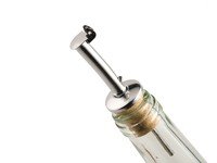 Uitgietdop inox met kurk 2st