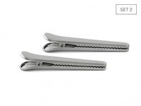Sluitklemmen inox - set 2st.