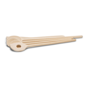 Cuilleres en bois assortiment de 5pcs.