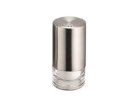 Salière 8,2cm inox/acryl
