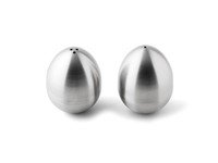 Set salière-poivrière inox 5xH5,5cm