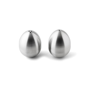 Set salière-poivrière inox 5xH5,5cm