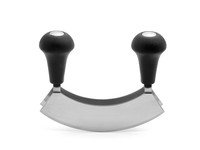 Hachoir double demi-rond 14cm