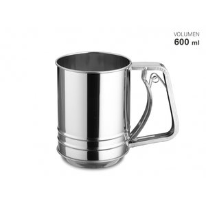 Passe farine/sucre inox Ø100mm B 170mm H 130mm