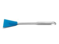 Racloir triangulaire silicone bleu