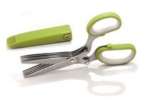 Ciseaux fines herbes avec 5 lâmes avec peigne 21cm