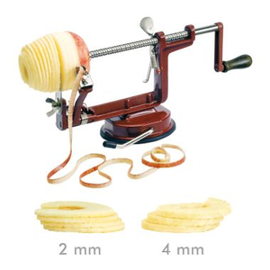 Appelschiller m/2diktes (zuignap)- metaal