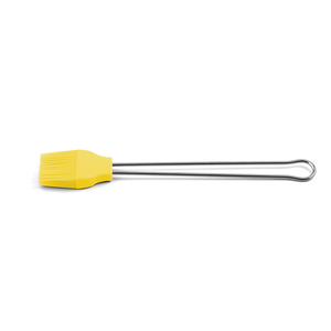 Pinceau patissière large silicone jaune 43x68mm