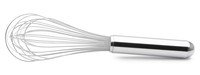 Fouet professionnel Ø6,5x25cm inox