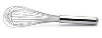 Fouet professionnel Ø6,5x30cm inox