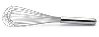 Fouet professionnel Ø6,5x35cm inox