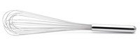 Fouet professionnel Ø6,5x45cm inox