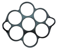 Blinivorm 7 silicone Ø totaal 22,5cm (19233)