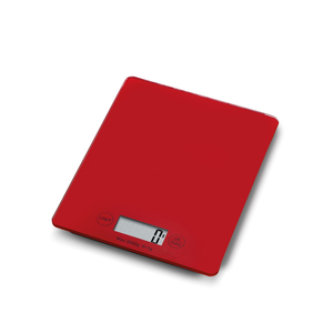 Digitale keukenweegschaal tot 5kg rood