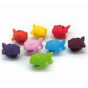 Marquers à verres poisson silicone 8 pcs